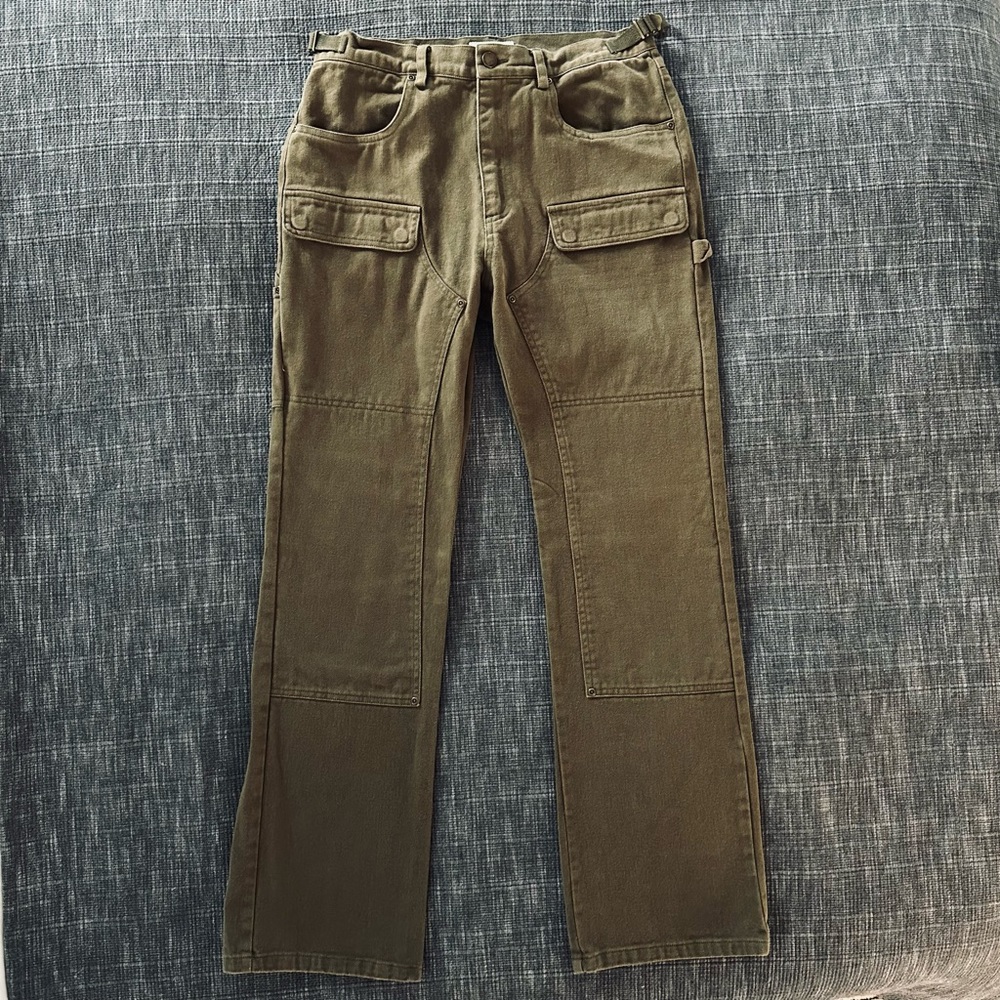 💯NEW💯K-Two Studios Los Angeles Double Knee Utility Pants, L